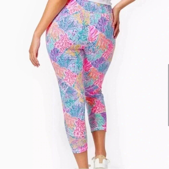 NWT Lilly Pulitzer Weekender High Rise Leggings Splash dance Size Small - Picture 6 of 11